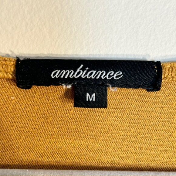 Gold Medium Bell Sleeve Top - Picture 3 of 4